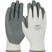 QRP Qualakote Seamless Knit Nylon Glove w/Nitrile Grip on Palm & Fingers - White - 1/CS - NPDNY