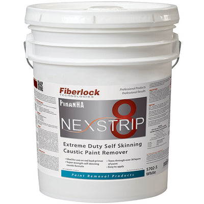 Fiberlock NexStrip 8 - Extreme Duty Self Skinning Caustic Paint Remover - 5G -5702-5