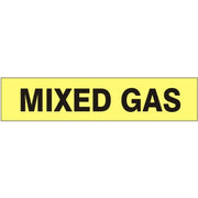 MIXED GAS - PIPE MARKER - MIXED GAS - PIPE MARKER, 3X24, Adhesive Vinyl