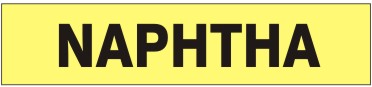 NAPHTHA - PIPE MARKER