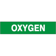 OXYGEN - PIPE MARKER - OXYGEN - PIPE MARKER, 3X24, Adhesive Vinyl