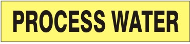 PROCESS WATER - PIPE MARKER