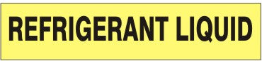REFRIGERANT LIQUID - PIPE MARKER