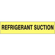 REFRIGERANT SUCTION - PIPE MARKER - REFRIGERANT SUCTION - PIPE MARKER, 3X24, Adhesive Vinyl