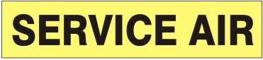 SERVICE AIR - PIPE MARKER