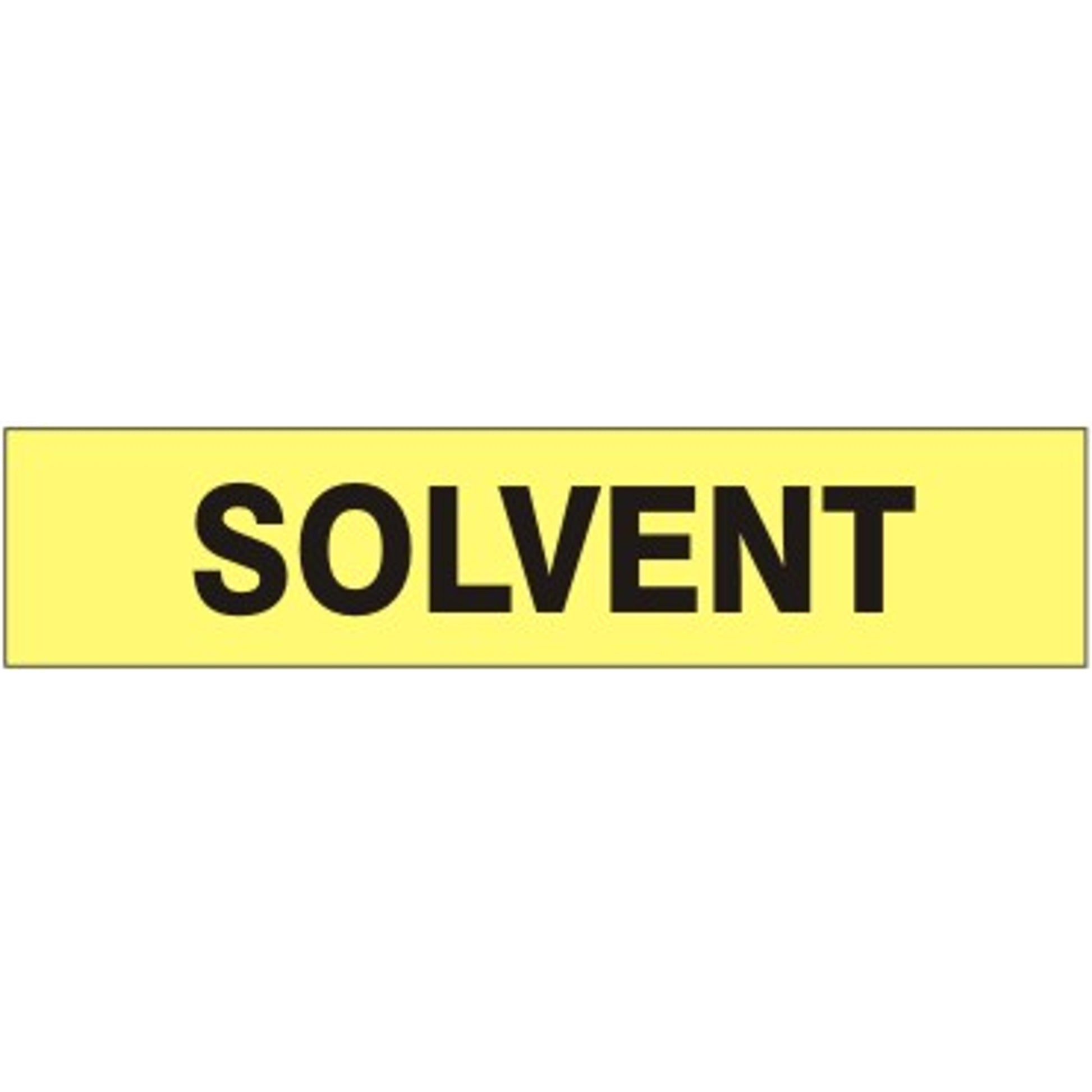 SOLVENT - PIPE MARKER - SOLVENT - PIPE MARKER, 3X24, Adhesive Vinyl