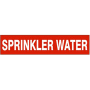 SPRINKLER WATER - PIPE MARKER - SPRINKLER WATER - PIPE MARKER, 3X24, Adhesive Vinyl