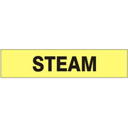 STEAM - PIPE MARKER - STEAM - PIPE MARKER, 3X24, Adhesive Vinyl