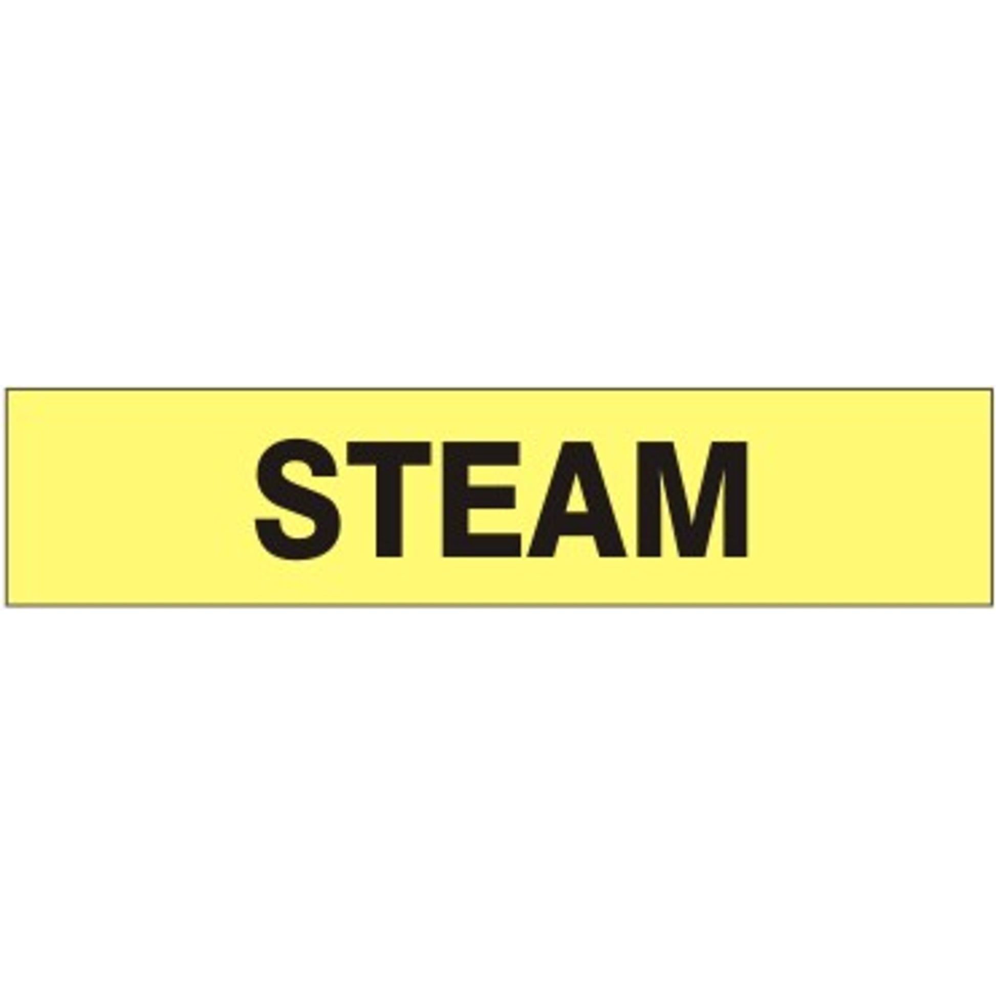 STEAM - PIPE MARKER - STEAM - PIPE MARKER, 3X24, Adhesive Vinyl