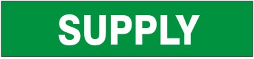 SUPPLY - PIPE MARKER