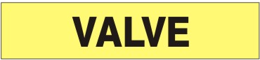 VALVE - PIPE MARKER