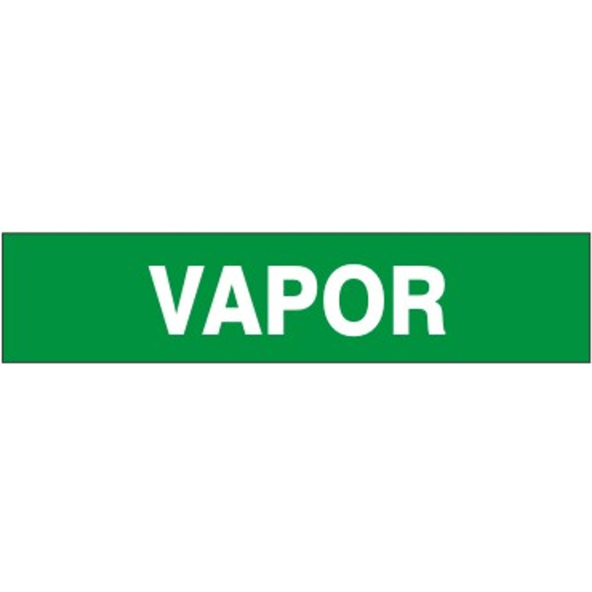 VAPOR - PIPE MARKER - VAPOR - PIPE MARKER, 3X24, Adhesive Vinyl