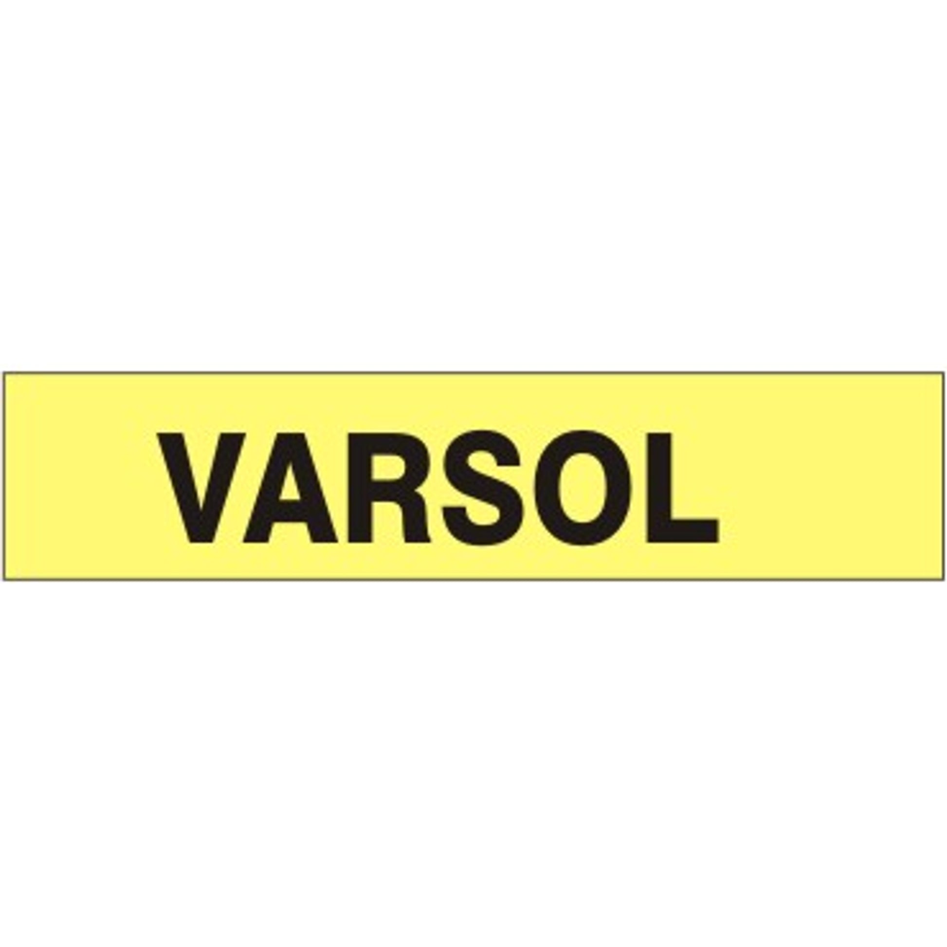 VARSOL - PIPE MARKER - VARSOL - PIPE MARKER, 3X24, Adhesive Vinyl