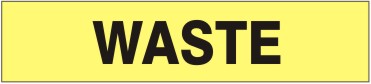 WASTE - PIPE MARKER