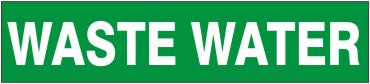 WASTE WATER - PIPE MARKER