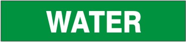 WATER - PIPE MARKER