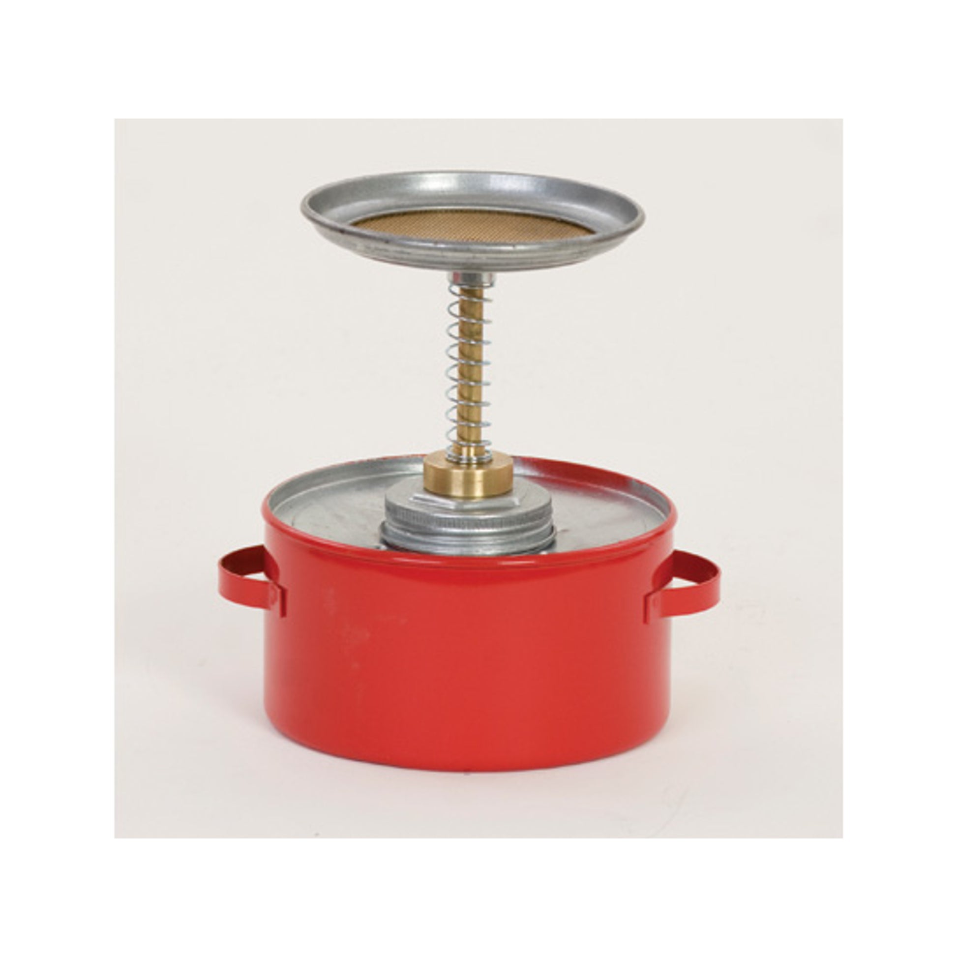 Eagle Plunger Dispensing Can - 1 Quart - Dasher screen - Galvanized Steel - Red - P701