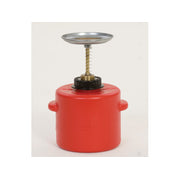 Eagle Plunger Dispensing Can - 2 Quart - Dasher screen - Polyethylene - Red - P712