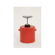 Eagle Plunger Dispensing Can - 4 Quart - Dasher screen - Polyethylene - Red - P714