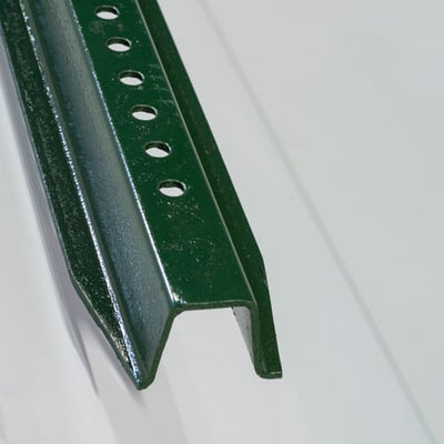 HEAVY GAUGE GREEN U-CHANNEL POST
