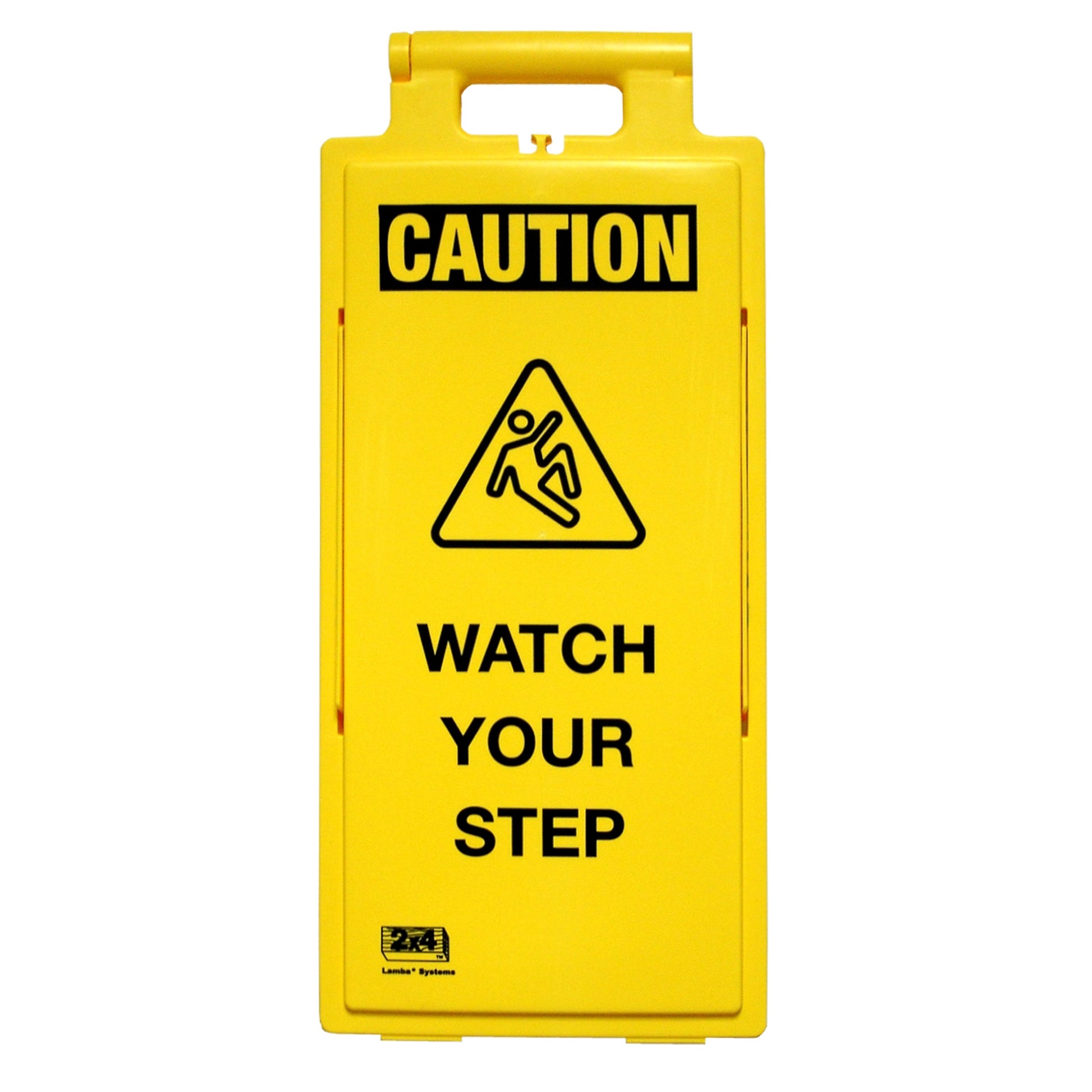 CAUTION WATCH YOUR STEP - PREMIUM FLOOR STAND - CAUTION WATCH YOUR STEP - PREMIUM FLOOR STAND, 25X11, Plastic
