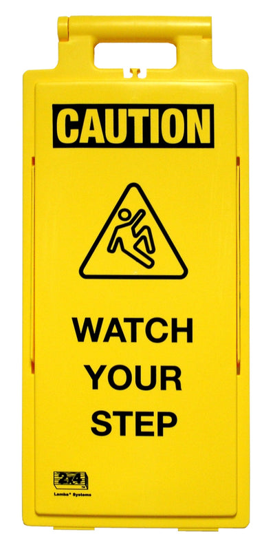 CAUTION WATCH YOUR STEP - PREMIUM FLOOR STAND