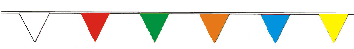 PENNANT FLAGS - PENNANT FLAGS, 100’,