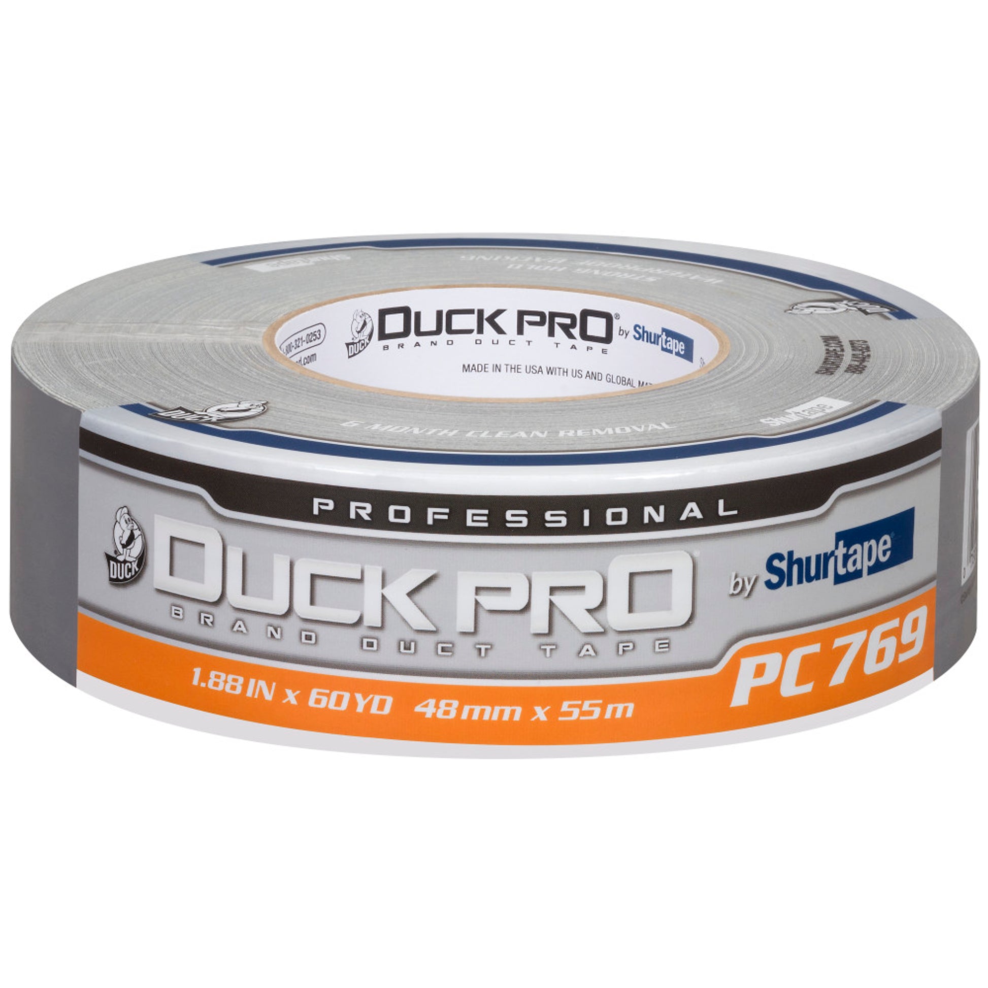 Shurtape PC 769 2" Duck Pro Professional Grade - Clean Removal Duct Tape