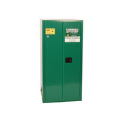 Eagle Pesticide One Drum Vertical Safety Cabinet - 55 Gallon - 1 Shelf - 2 Door - Self Close - Green - PEST2610X