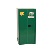 Eagle Pesticide Safety Cabinet - 60 Gallon - 2 Shelves - 2 Door - Self Close - Green - PEST6010X