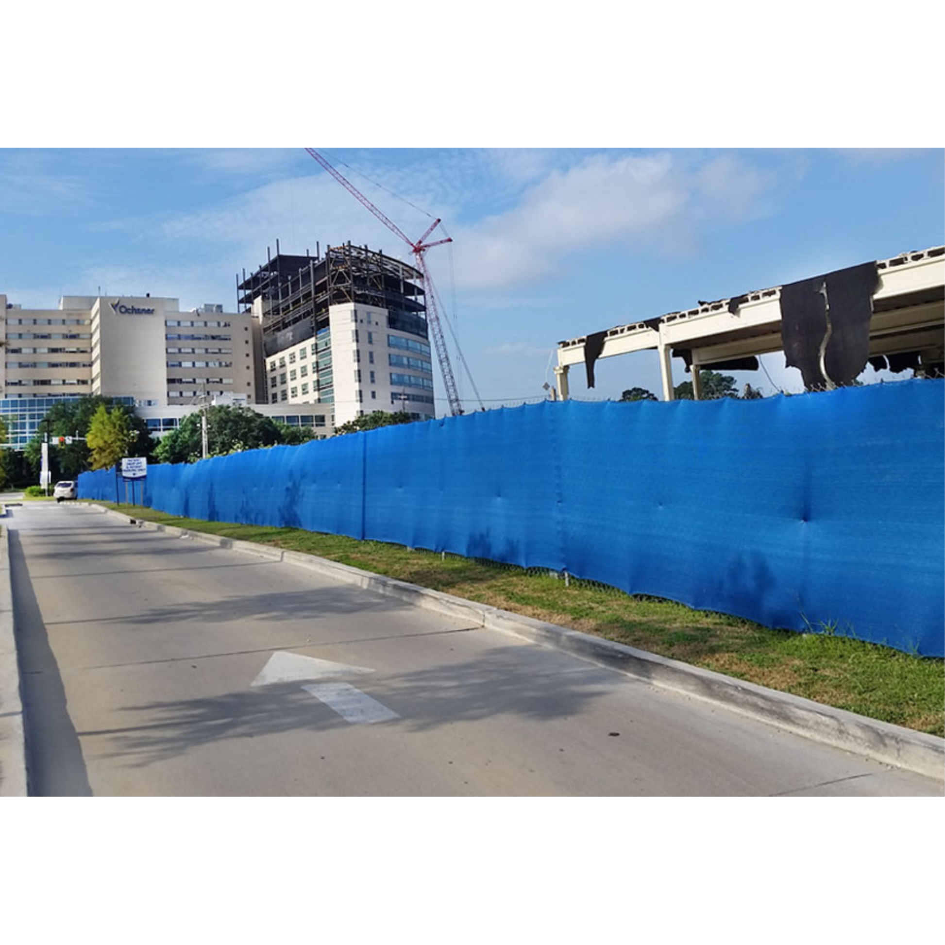 Eagle Industries Privacy Fence Screen 5'8" x 150' Blue - PF-58150-BLU