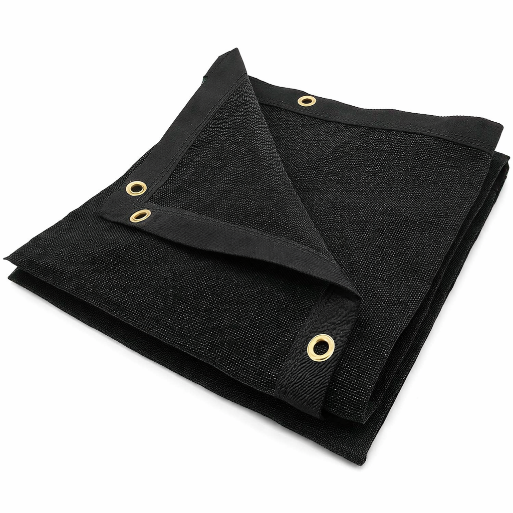 Eagle Industries Privacy Screen Grommets 5'8" x 150' Black, 3/BALE - PFG-58150-BLK