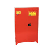Eagle Paint and Ink Tower Safety Cabinet - 60 Gallon - 5 Shelves - 2 Door - Manual Close - Red - PI47XLEGS