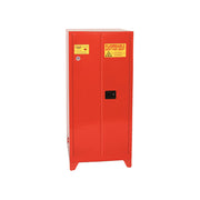 Eagle Paint and Ink Tower Safety Cabinet - 96 Gallon - 5 Shelves - 2 Door - Manual Close - Red - PI62XLEGS