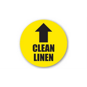 20" CIRCLE SIGNS -  Circle Sign - Clean Linen - LS-SIGN 400 #1521 -UEN
