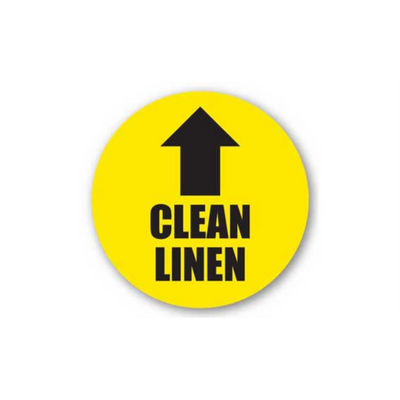 20" CIRCLE SIGNS -  Circle Sign - Clean Linen - LS-SIGN 400 #1521 -UEN