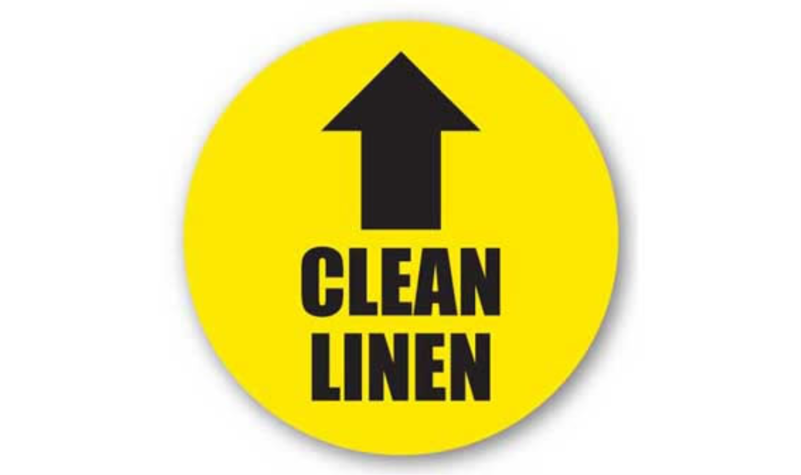 30" CIRCLE SIGNS -  Circle Sign - Clean Linen - LS-SIGN 900 #1523 -UEN