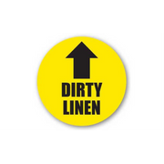 12" CIRCLE SIGNS -  Circle Sign - Dirty Linen - LS-SIGN 144 #1525 -UEN