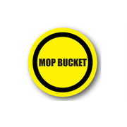 30" CIRCLE SIGNS -  Circle Sign - Mop Bucket - LS-SIGN 900 #0485 -UEN