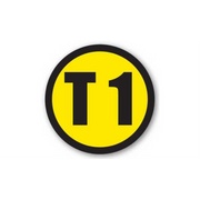 17" CIRCLE SIGNS -  Circle Sign - T1 - LS-SIGN 289 #6087 -UEN