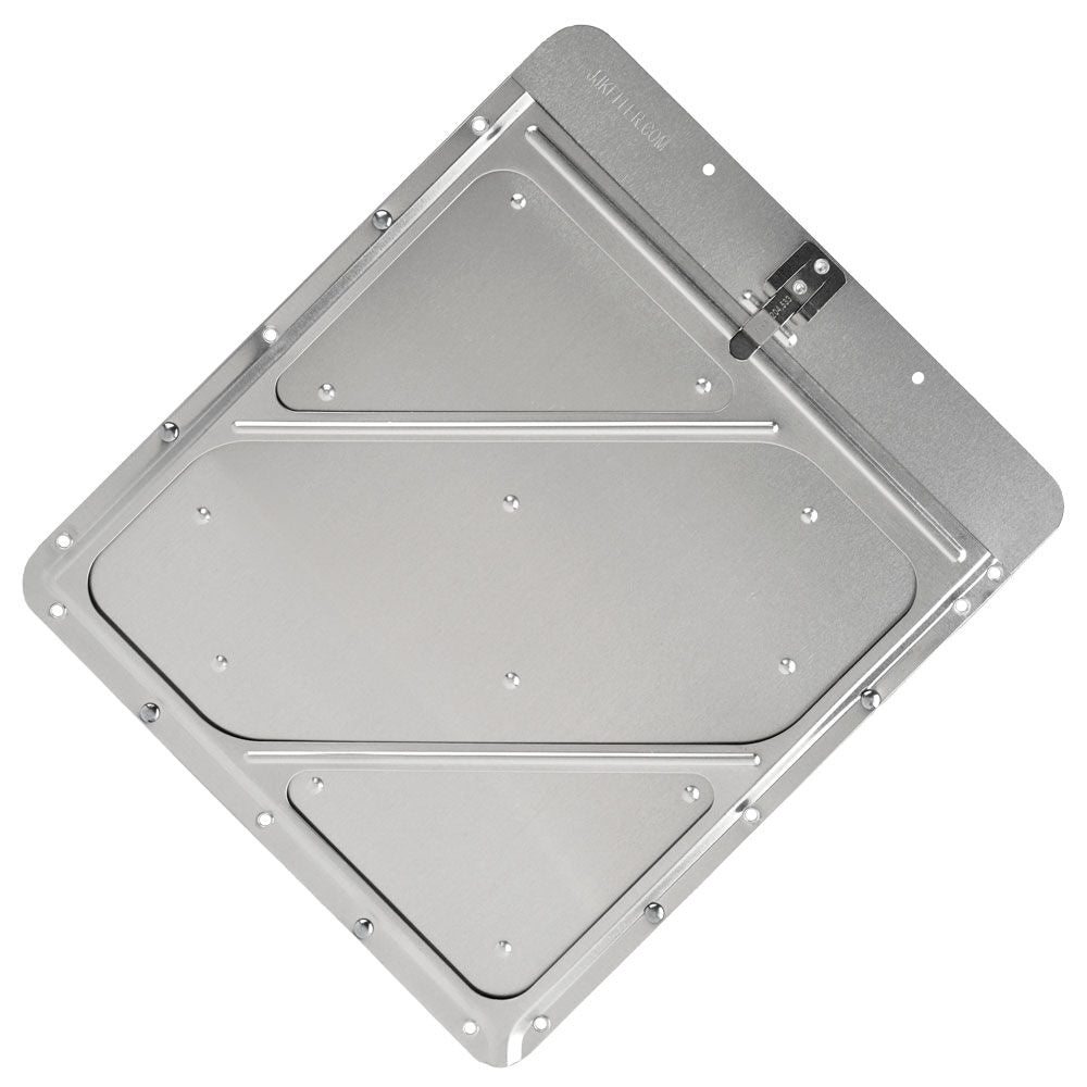 RIVETED ALUMINUM PLACARD HOLDER - RIVETED ALUMINUM PLACARD HOLDER, 14X14,