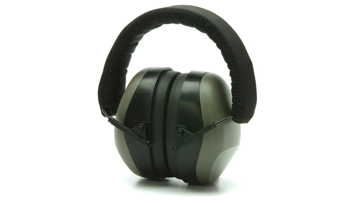 Pyramex - Earmuffs - Gray Ear Muff - NRR 25dB/ SNR 30dB - Individually packaged - 1/Each