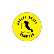20" CIRCLE SIGNS -  Circle Sign - Safety Shoes Required - DSV-SIGN 400 #0547 -UEN