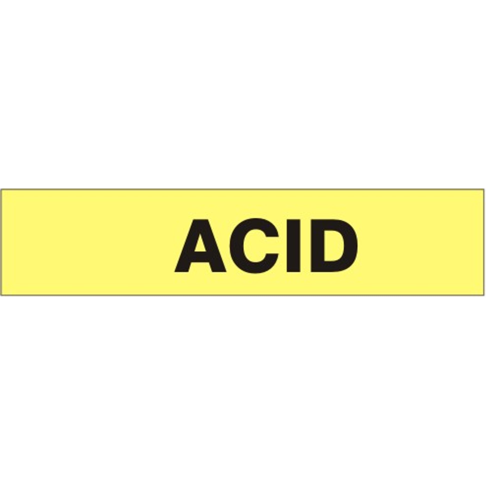 ACID PERFORATED ROLL PIPE MARKER - ACID PERFORATED ROLL PIPE MARKER, 1”X18Y, Adhesive Vinyl