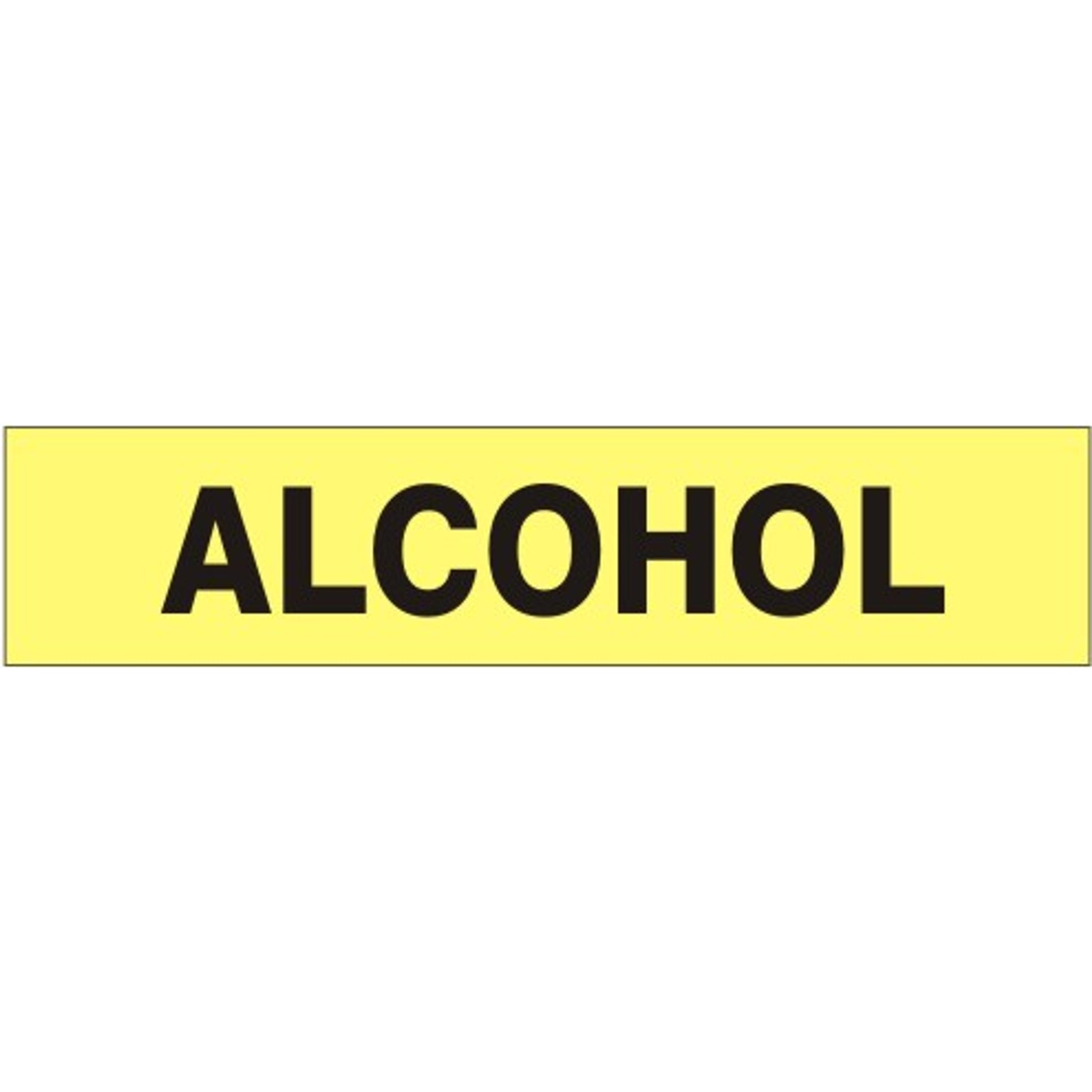 ALCOHOL  PERFORATED ROLL PIPE MARKER - ALCOHOL  PERFORATED ROLL PIPE MARKER, 1”X18Y, Adhesive Vinyl