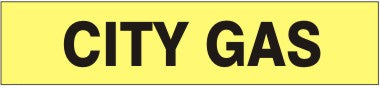 CITY GAS PERFORATED ROLL PIPE MARKER