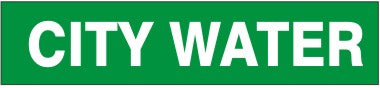 CITY WATER PERFORATED ROLLL PIPE MARKER