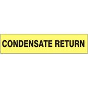 CONDENSATE RETURN  PERFORATED ROLL PIPE MARKER - CONDENSATE RETURN  PERFORATED ROLL PIPE MARKER, 1”X18Y, Adhesive Vinyl