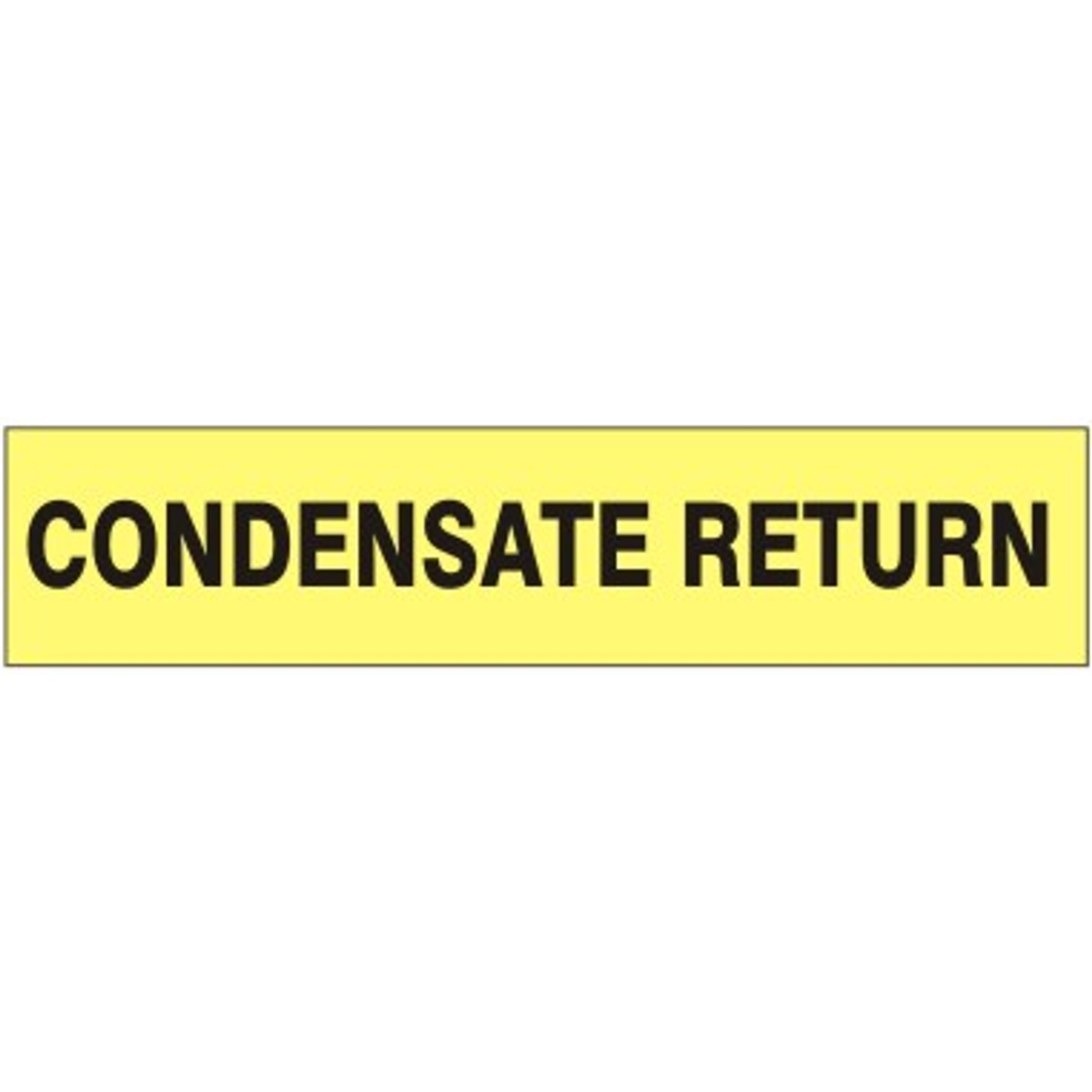 CONDENSATE RETURN  PERFORATED ROLL PIPE MARKER - CONDENSATE RETURN  PERFORATED ROLL PIPE MARKER, 1”X18Y, Adhesive Vinyl