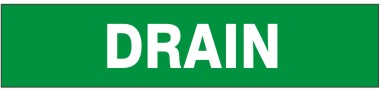 DRAIN PERFORATED ROLL PIPE MARKER